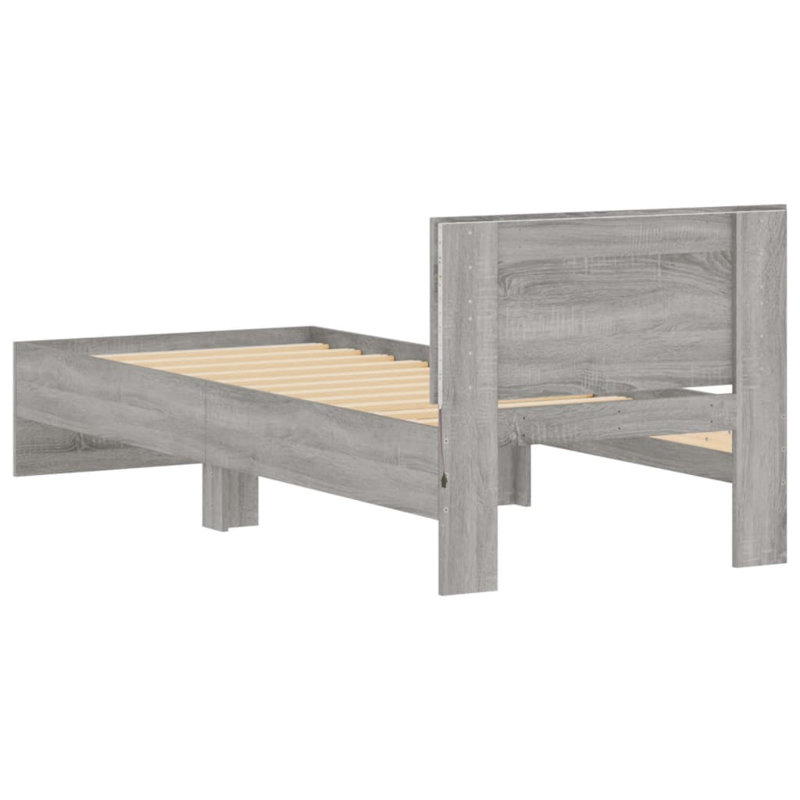 Nyleen Bed, Grey Sonoma, Small Single (2'6)