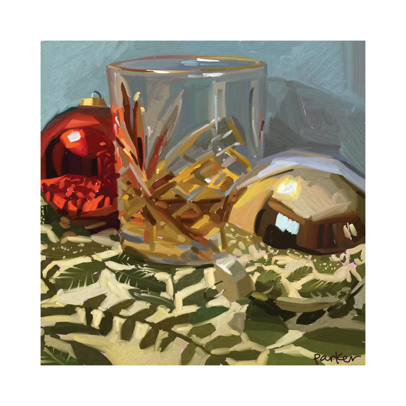 Drink Between Friends by Teddi Parker - Wrapped Canvas Print, 30.48cm H x 30.48cm W