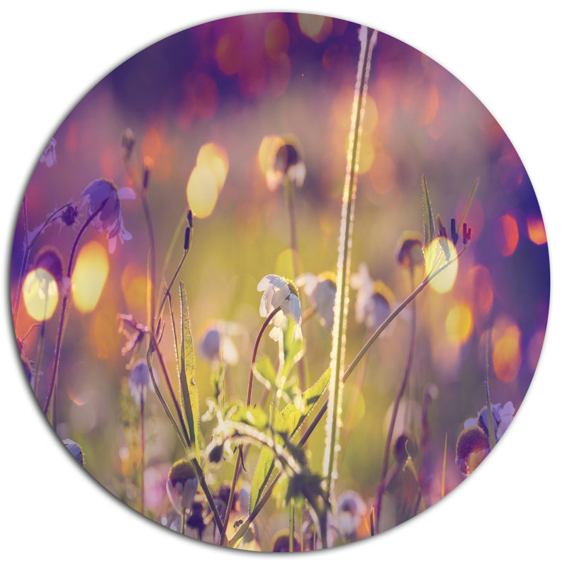 «Beautiful Flowers» - reproduction, H 23 po x l 23 po x P 1 po, Métal