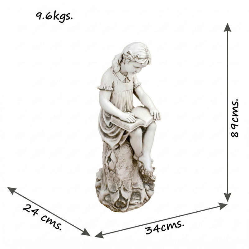 Mary Weather Resistant Fiberstone Garden Statue
