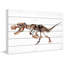 Imprimé squelette Topeka Big T-Rex sur bois blanc-754819626