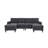 Cordory Upholstered Modular Sectional With 2 Ottomans-1764390003