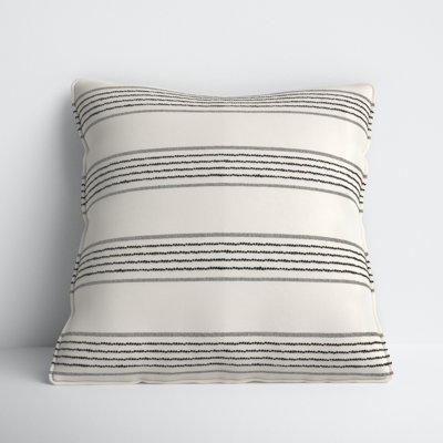 Navona Embroidered Cotton Throw Pillow