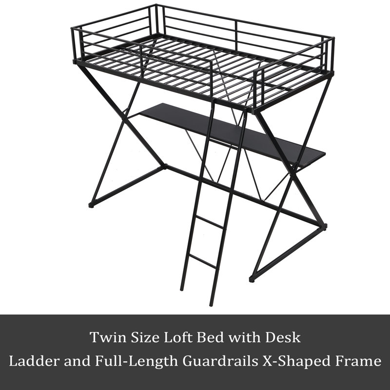 Lit mezzanine simple pour enfants Ameerat