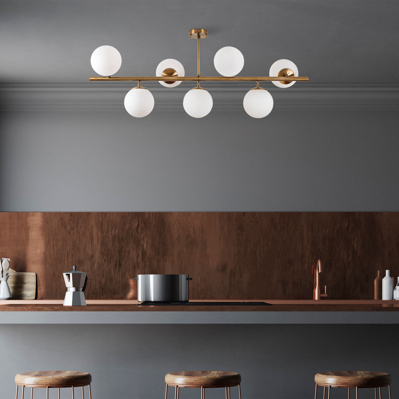 Luper 7 - Light Kitchen Island Pendant, Gold