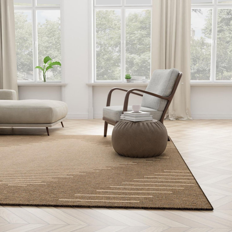 Sheglita Abstract Indoor Rug, Square 12'2"