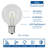 Lymann Outdoor 25 - Bulb 2.25'' Plug-in LED Globe String Light-1245263106