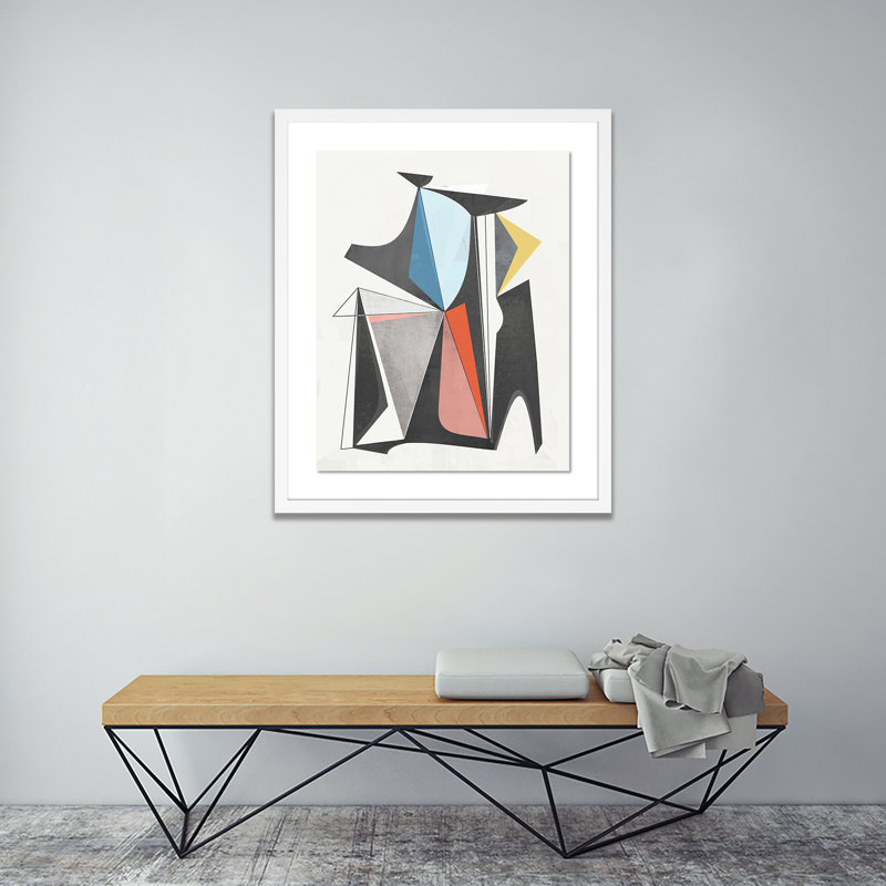 M7V2 Print by Bangbouh Studio, White, 48" H x 40" W x 2.5" D