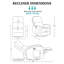 Fauteuil inclinable électrique pivotant 3 en 1 Dakota avec ports USB, ports Type-C et poche latérale-113432844