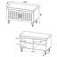Banc de rangement 2 portes Clackamas-932064793