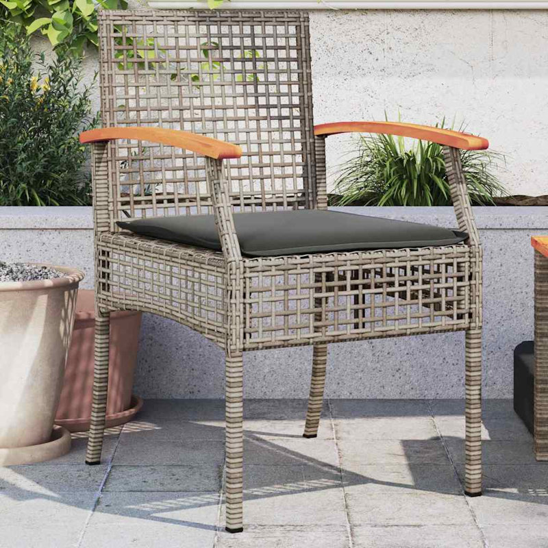 Patio Dining, 2, Dark Grey, Brown