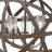 Carson 5-Light 12V LED Outdoor Orb Pendant, Vintage Iron
