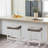 Cathern Upholstered Counter Stool with Metal Frame-1942317869-1942317866