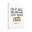 Saved Through Faith Ephesians 2:8-10 - Wrapped Canvas Print-102412691