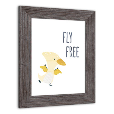 «Flying Dino», art encadré gratuit