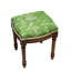 Tabouret de coiffeuse en lin Camillia Jade-1830376914-1830376918