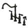 Heritage Bridge Faucet with Side Spray