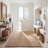 Debroh Natural Fiber Hand Woven Jute Solid Color Rug-1425356861