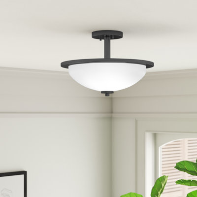 Sarsfield Glass Semi Flush Mount