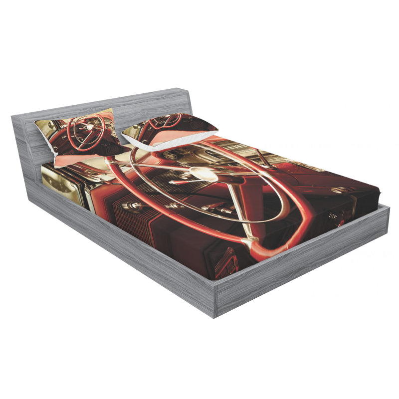 Microfiber Sheet Set, Queen Sheet Set with Fitted Sheet