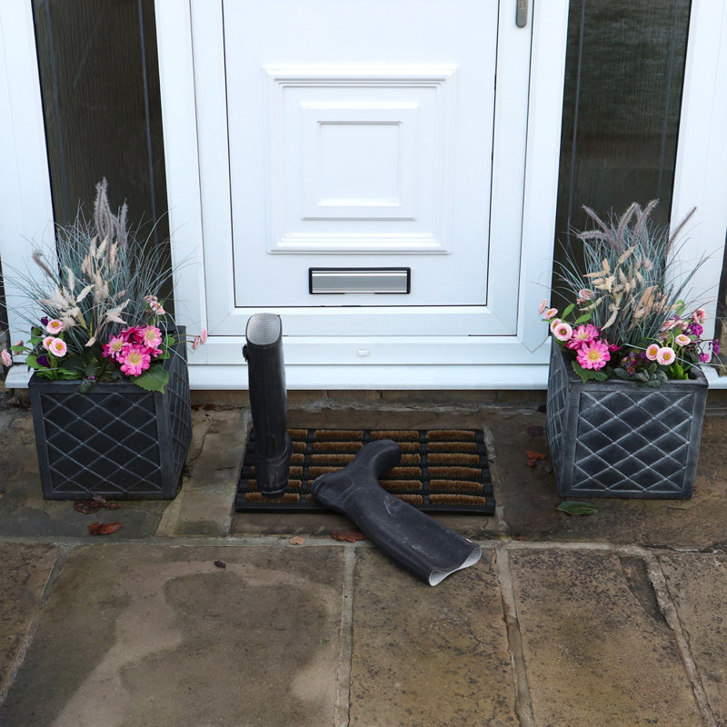 Non-Slip Outdoor Doormat, Rectangle W40 x L60 cm