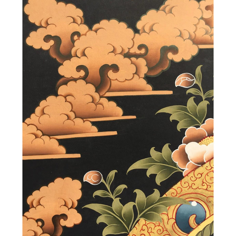 Bouddha Shakyamuni Thangka (Thangka sans brocart)