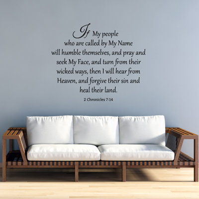 If My People Who Are Called by My Name Wall Decal