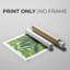 Tropical Island Leaves II - Impression sur toile seulement - SANS CADRE-117695149