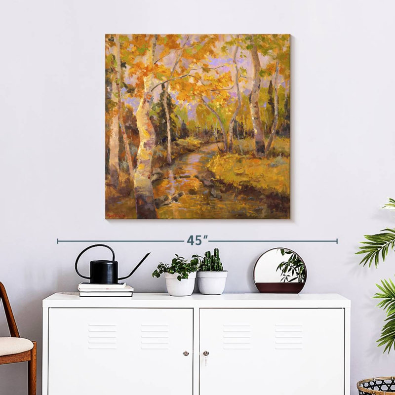 Alvord Four Seasons Aspens III, H 30 po x l 30 po