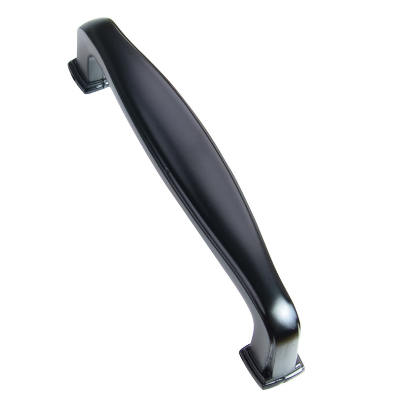 Poignée en arche centrale 3 3/4" modern, Dos plat