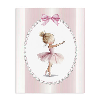 Toile de ballerine rosée, design par Christine Simpson Art
