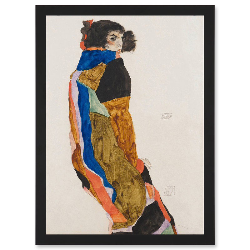 Moa Dancer by Egon Schiele - Single Picture Frame Painting