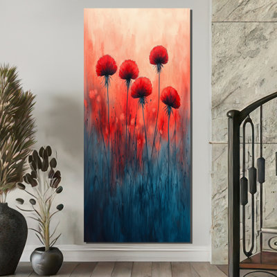 Scatter The Seeds In Bold Hues Abstract I - Pissenlit, art encadré