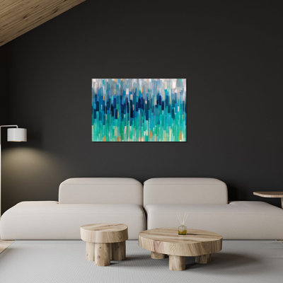 Impression de lumières du ciel sur verre acrylique
