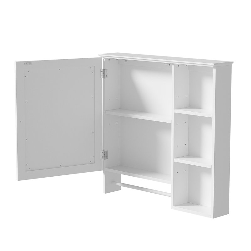 Armoire de salle de bain Thurmann, Blanc
