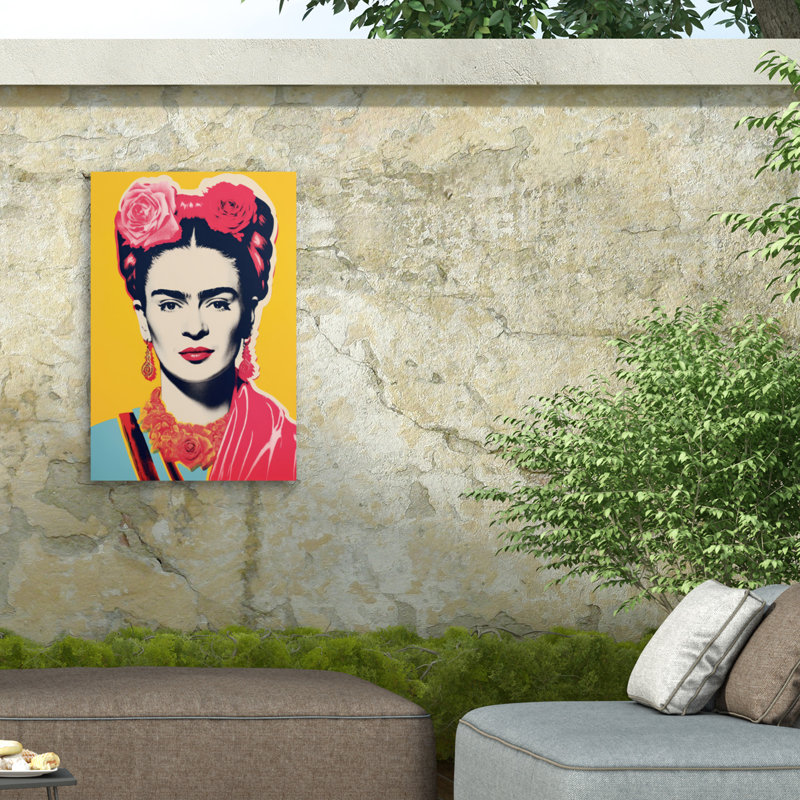 Treechild  Oh Frida No 1 Outdoor  Canvas, H 12 po x l 19 po