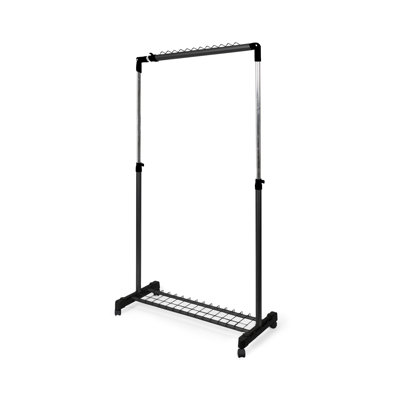 Choudhury 91.5cm Rolling Clothing Rack