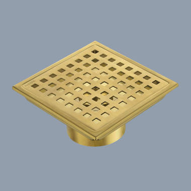 Zoro Select 133-901 Shower Drain Grid,Snap In,SS