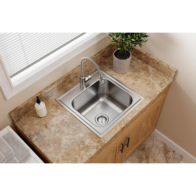 Évier de cuisine à montage sur plan L 20 po x l 20 po Classic, 1