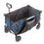 Chariot de plage pliable Gorilla Carts 7 cubes avec lit surdimensionné, noir-96812211-95320185