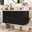 Meuble-lavabo flottant mural 36 po avec lavabo en céramique, 2 tiroirs et plateau basculant 36 po-130182718