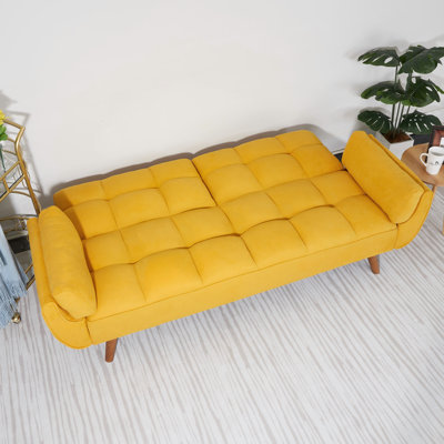 75.39" Full Upholstered Convertible Sofa