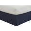 Jupe de lit en popeline sur mesure avec longueur de chute de 14 po Fresh Ideas-15220891-15220896