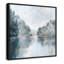 Whispers of the Blue Lake - Square Version Print par Luna Mavis-1271804497-1271804502