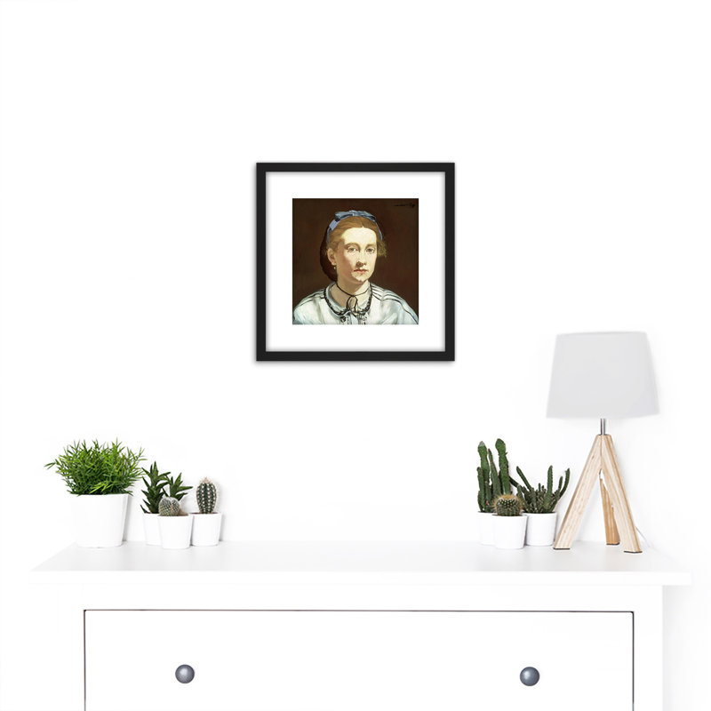 Victorine Meurent by Edouard Manet - Single Picture Frame Painting