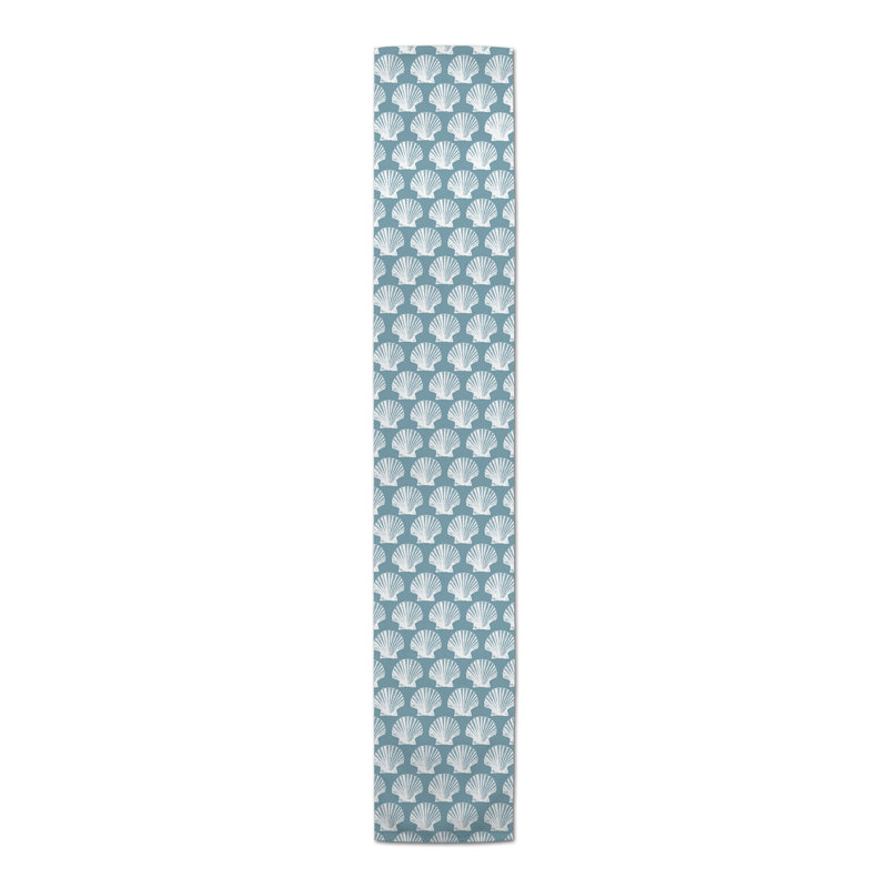Anmarie Rectangle Polyester Table Runner, Blue, 90" x 16"