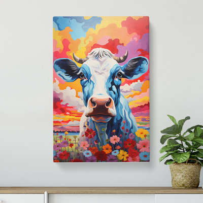 Cow Colour Field - No Frame Print