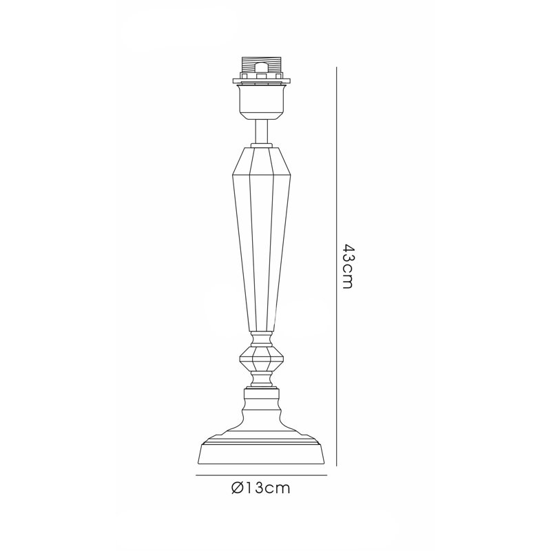 Urbano Crystal Table Lamp