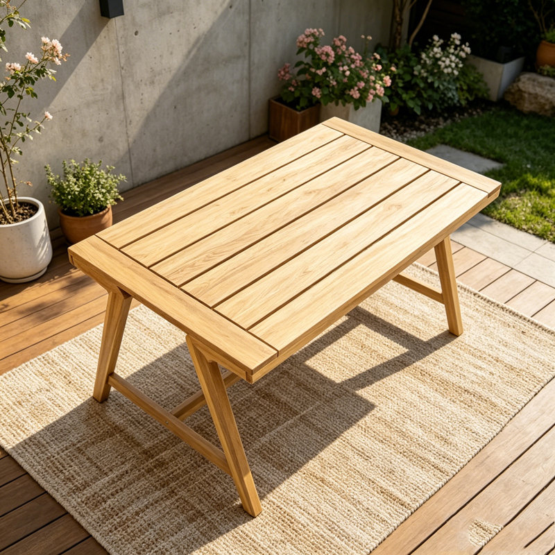 Table de salle à manger d'extérieur moderne