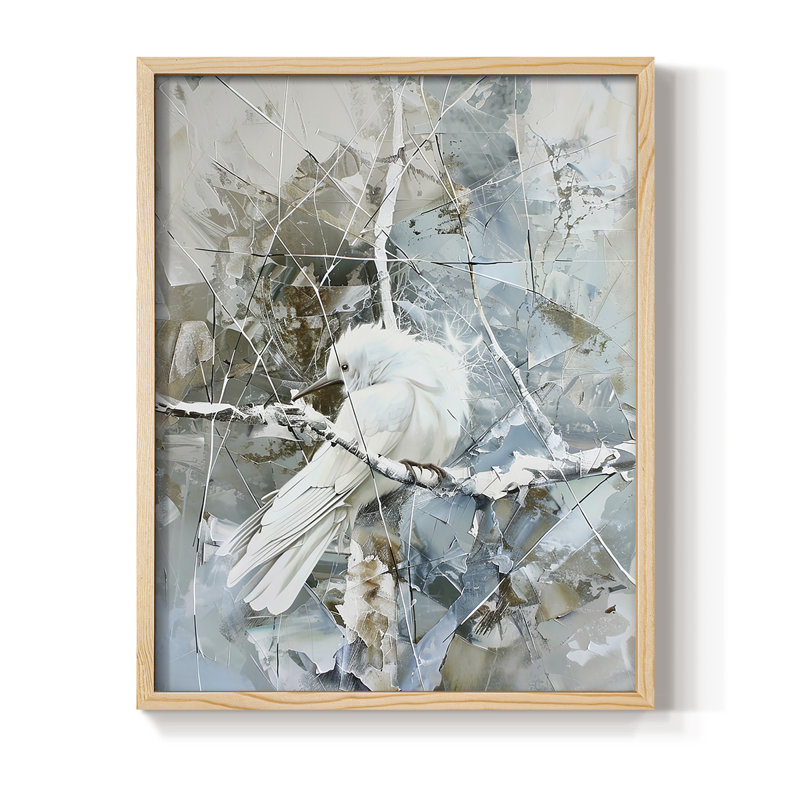 ANIMALS Series, reproduction d'art encadrée - bois massif, H 21 po x l 17 po